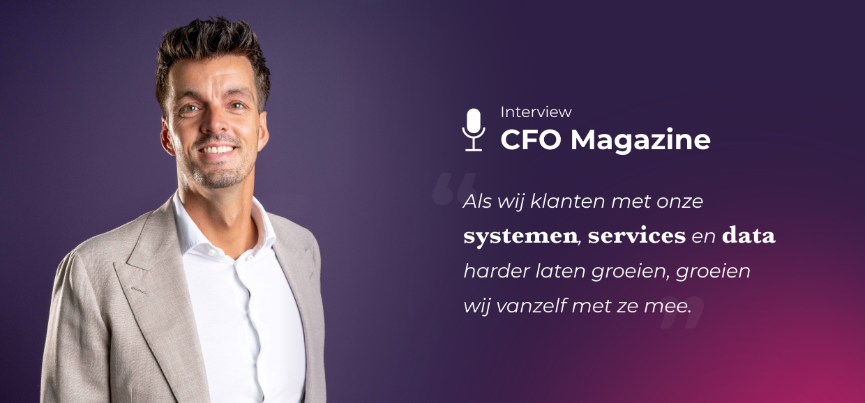 CFO Magazine: interview met Nick Tanis, CFO JEX